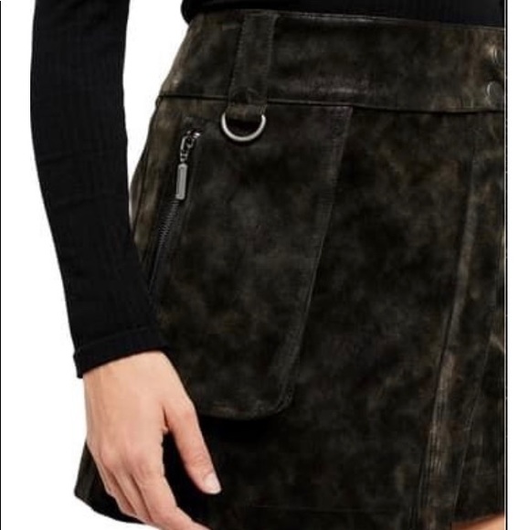 NWT! Free People Carson Utility Faux Wrap Skirt - Picture 7 of 8